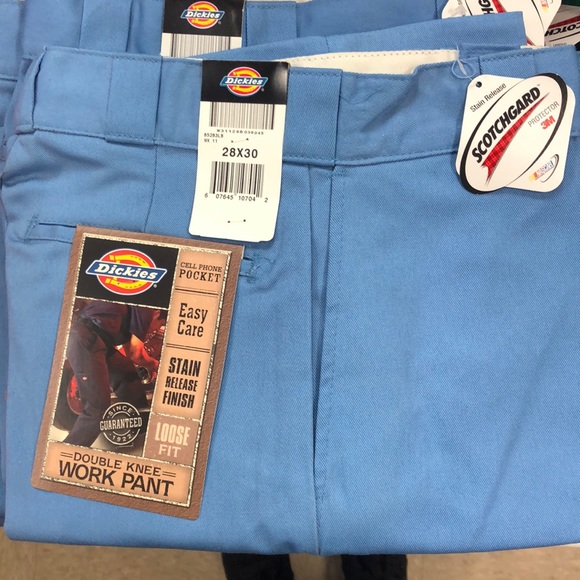 blue dickies work pants